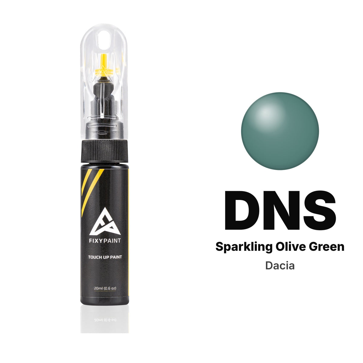 Lackstift für Dacia – DNS Sparkling Olive Green (alle Modelle, 2015), Set Basis