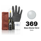 Touch-up paint for Dacia 369 Blanc Glacier Verni, Complete kit