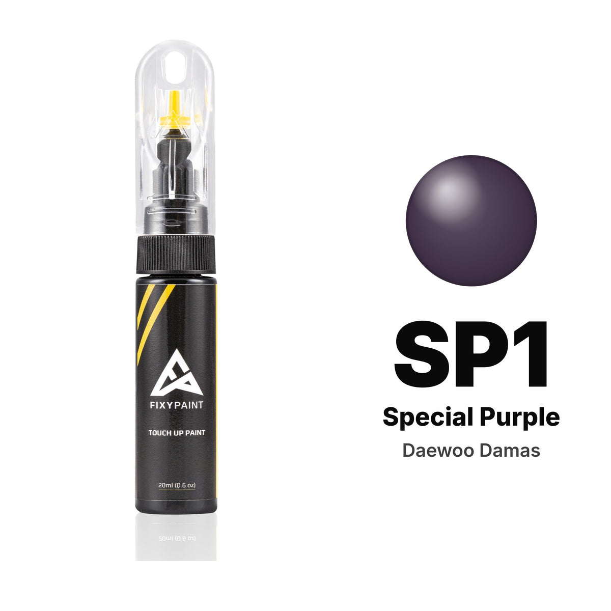 Touch-up paint for Daewoo Damas SP1 Special Purple, Basic kit