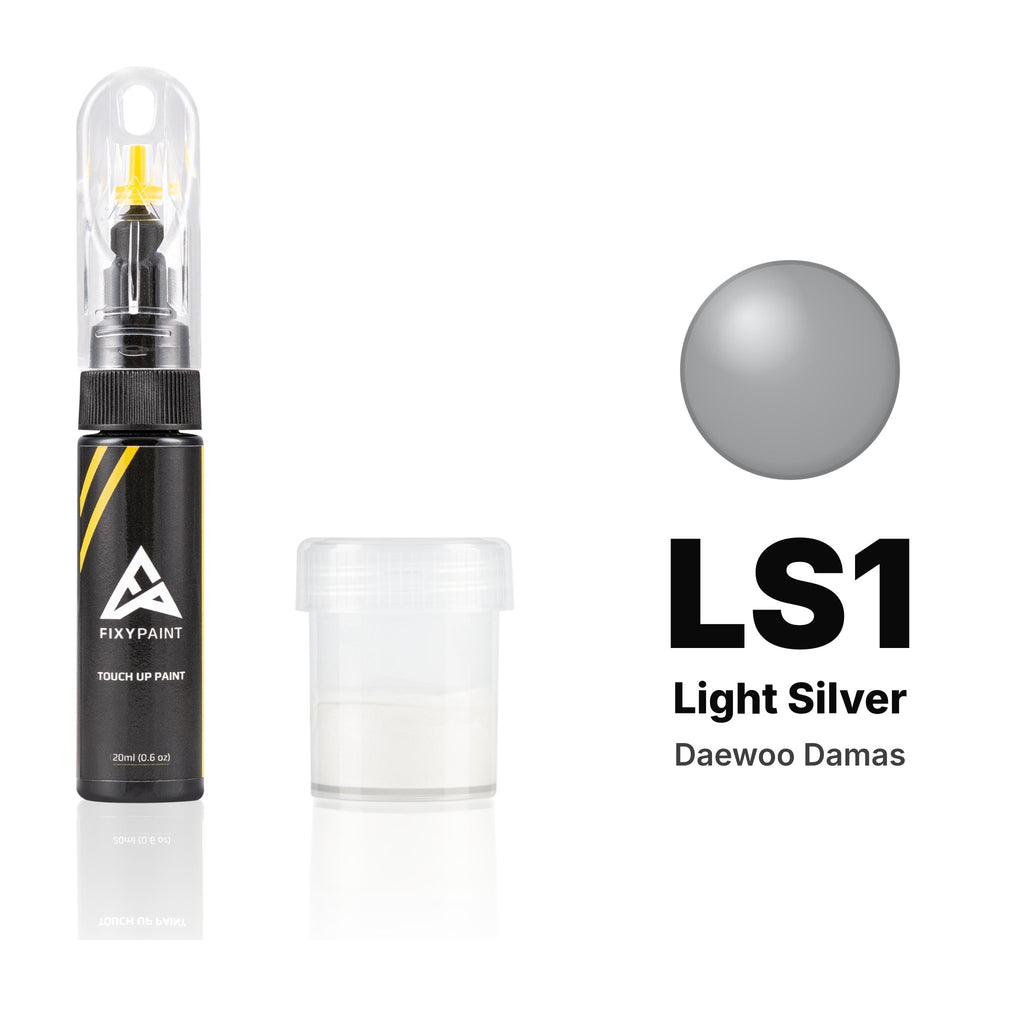 Pintura de retoque para Daewoo Damas – LS1 Light Silver (1999–2002), kit Estándar
