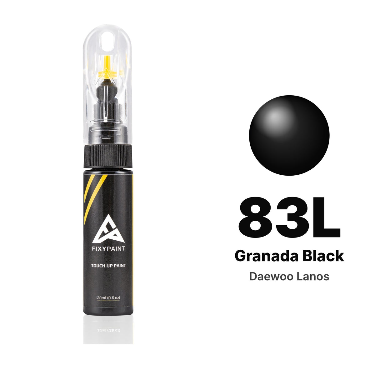 Daewoo Lanos 83L Granada Black touch-up paint, Basic kit