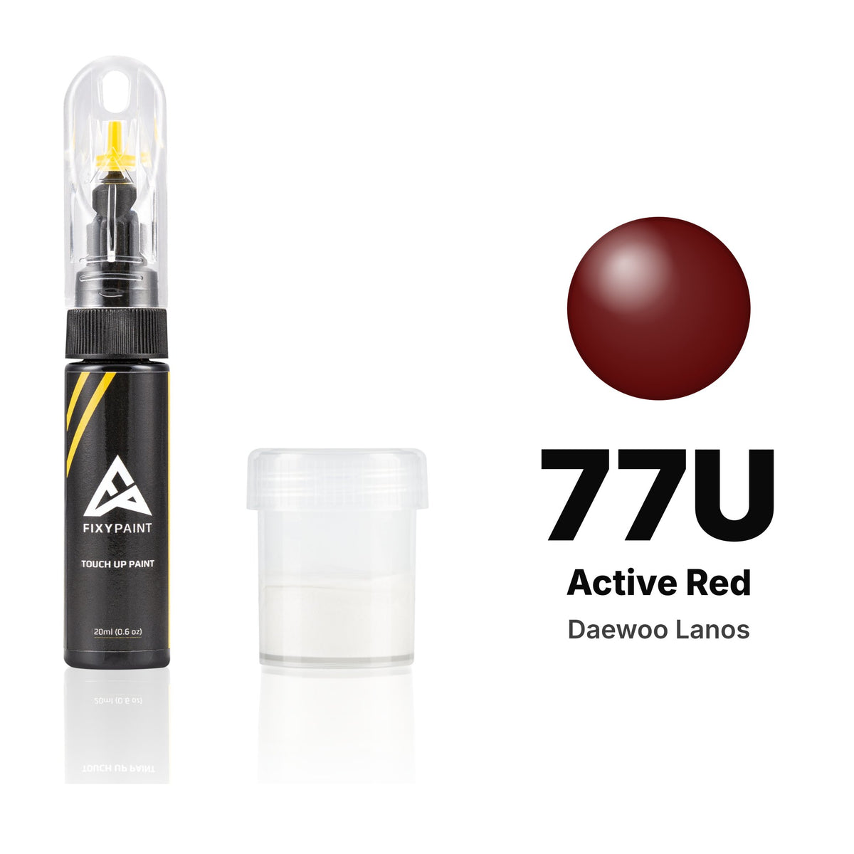 Touch-up paint for Daewoo Lanos 77U Active Red, Standard kit