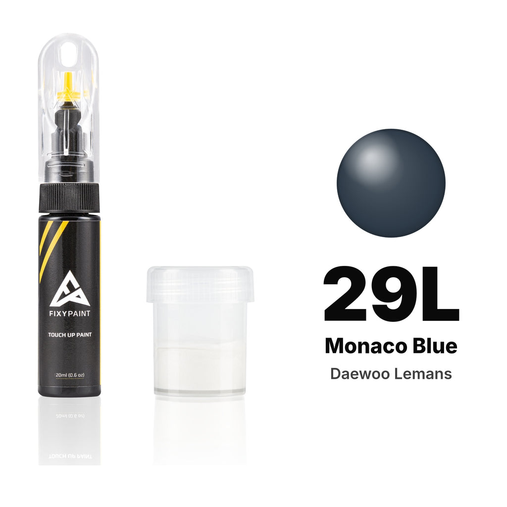 Touch-up paint for Daewoo Lemans 29L Monaco Blue, Standard kit