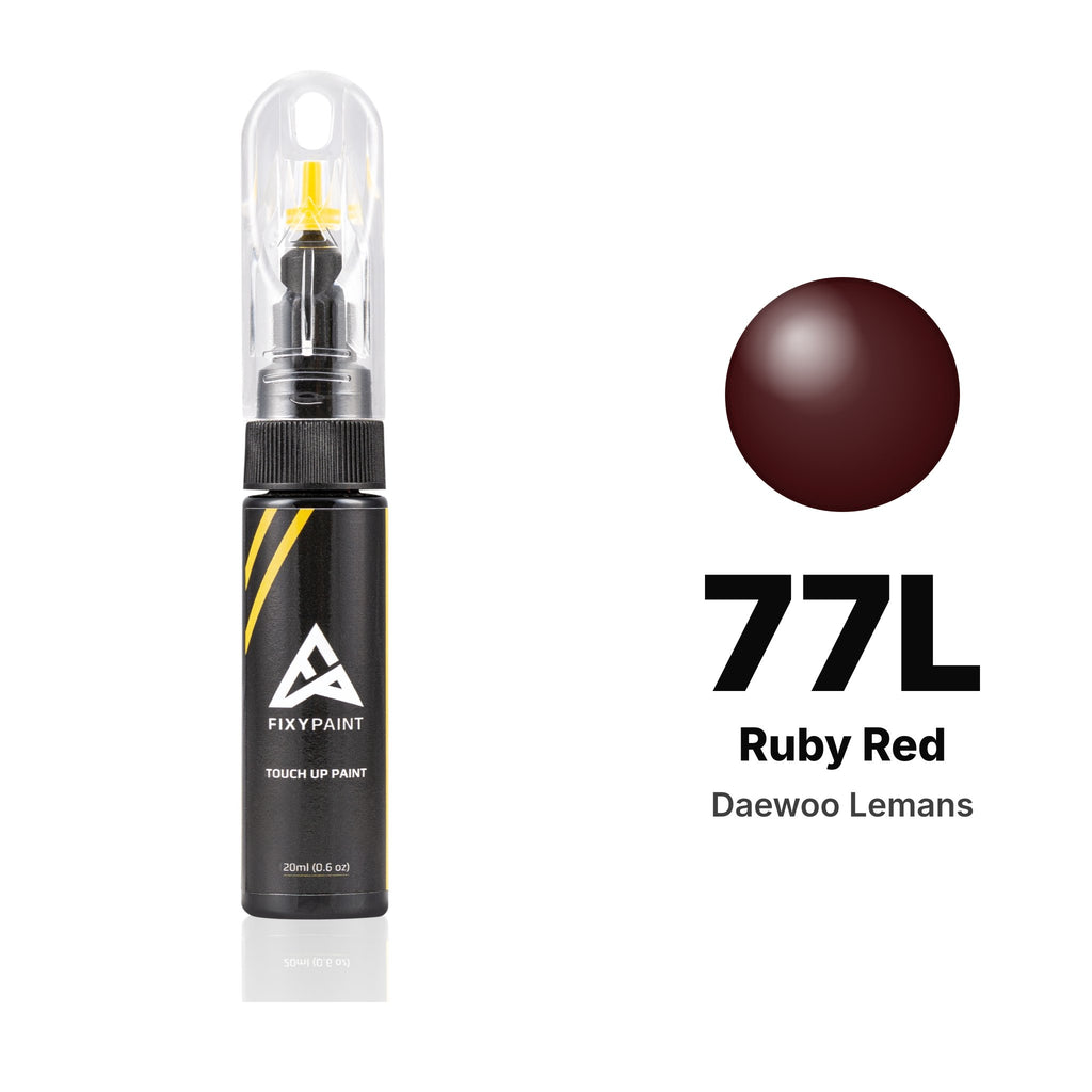 Touch-up paint for Daewoo Lemans 77L Ruby Red, Basic kit