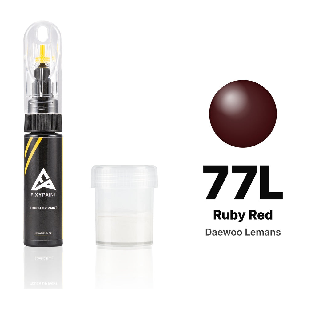 Touch-up paint for Daewoo Lemans 77L Ruby Red, Standard kit