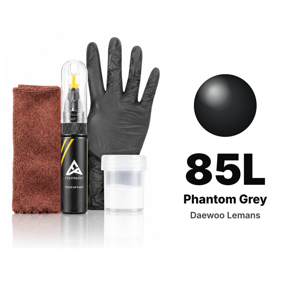 Touch-up paint for Daewoo Lemans 85L Phantom Grey, Complete kit