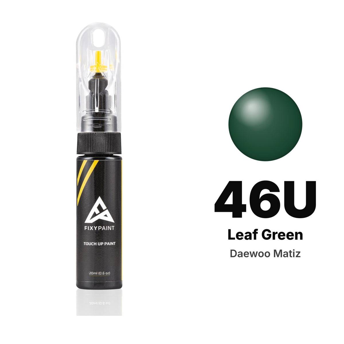 Daewoo Matiz 46U Leaf Green touch-up paint, Basic kit