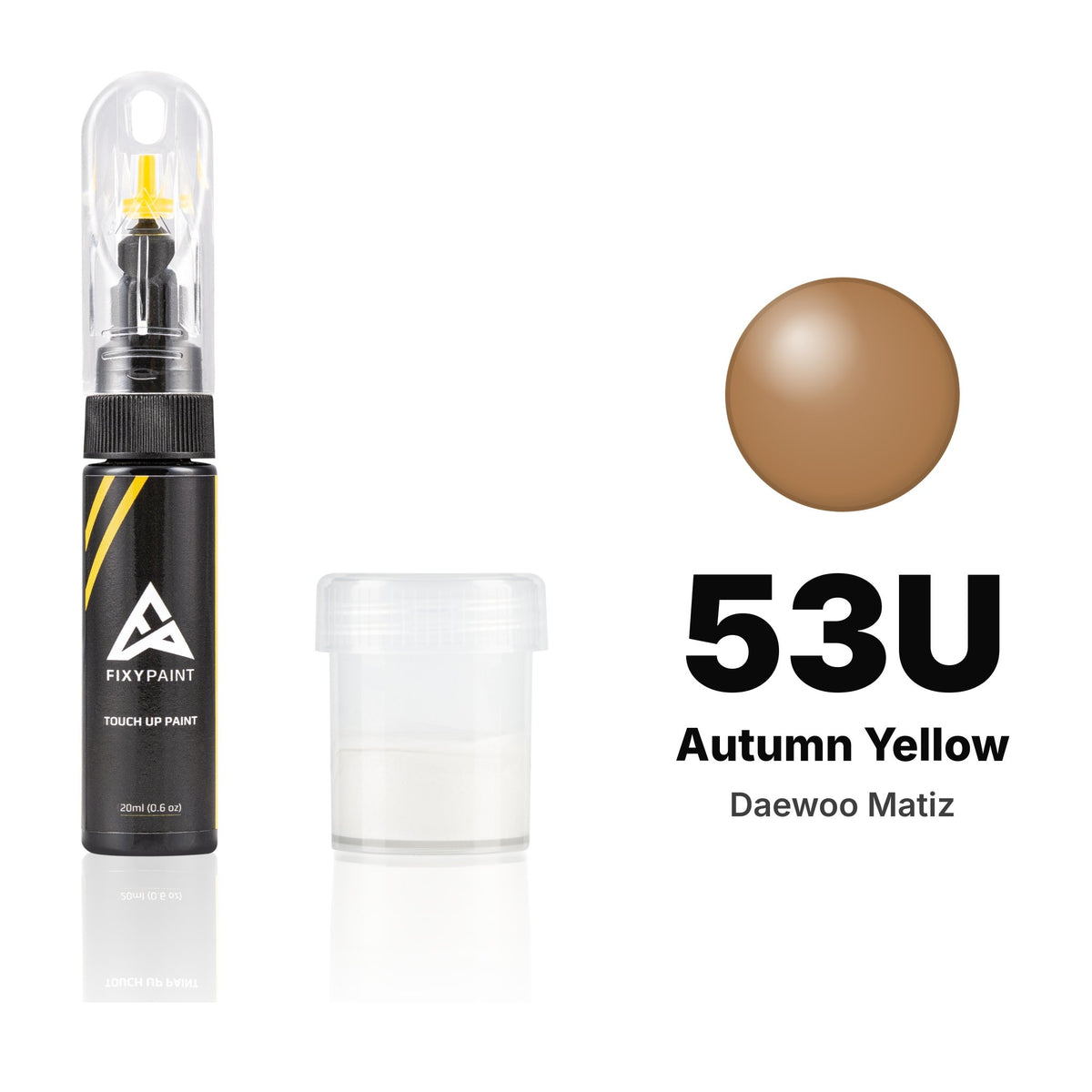 Touch-up paint for Daewoo Matiz 53U Autumn Yellow, Standard kit