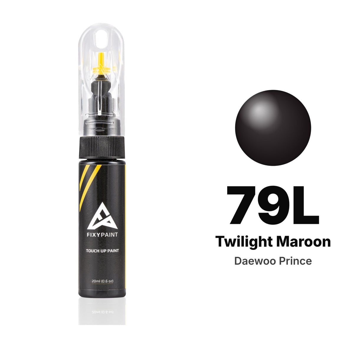 Daewoo Prince 79L Twilight Maroon touch-up paint, Basic kit