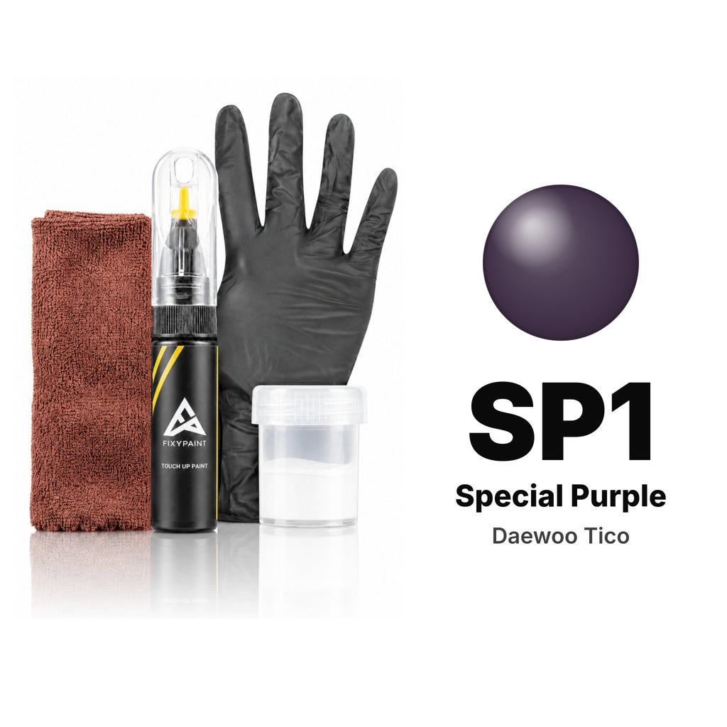 Touch-up paint for Daewoo Tico SP1 Special Purple, Complete kit
