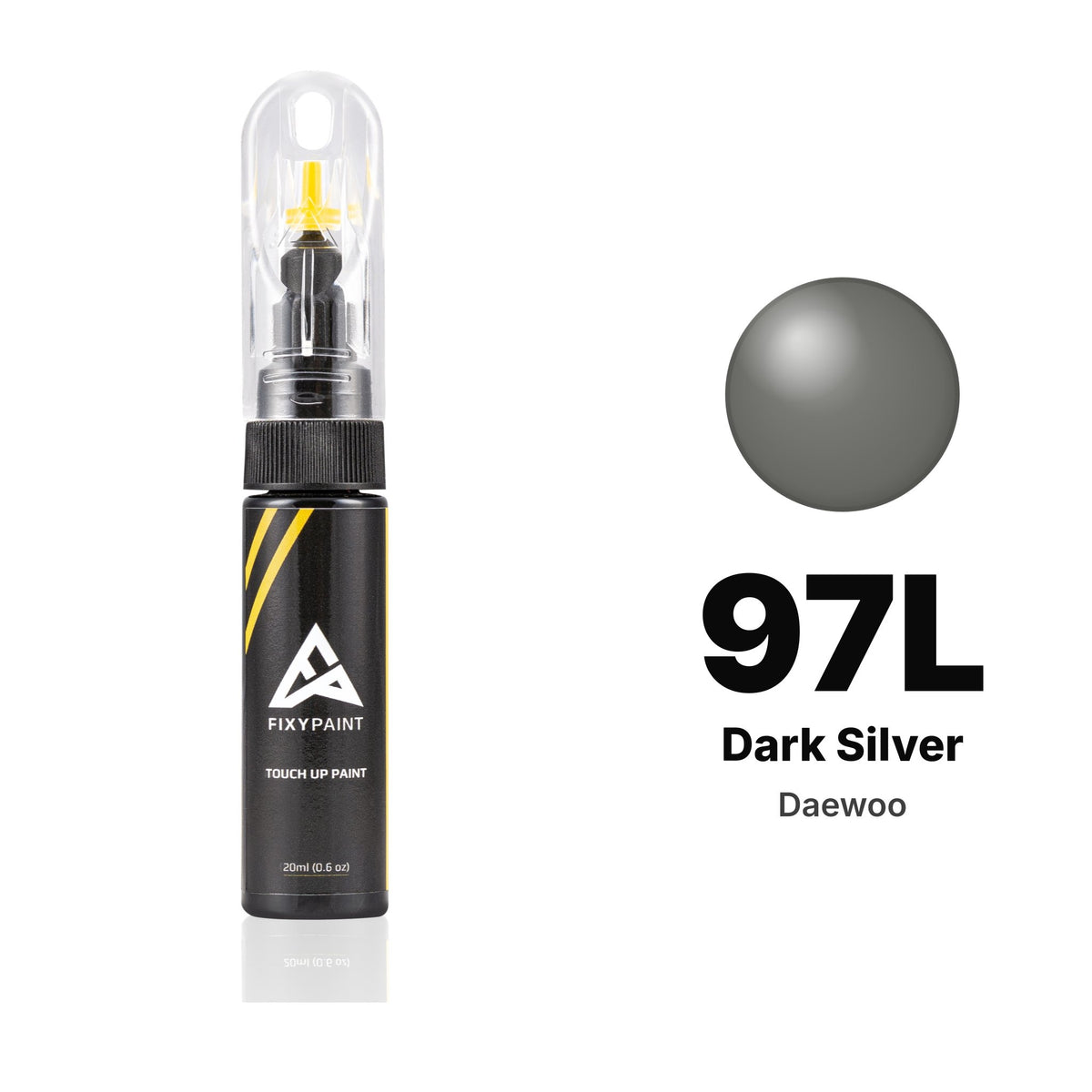 Daewoo 97L Dark Silver touch-up paint, Basic kit