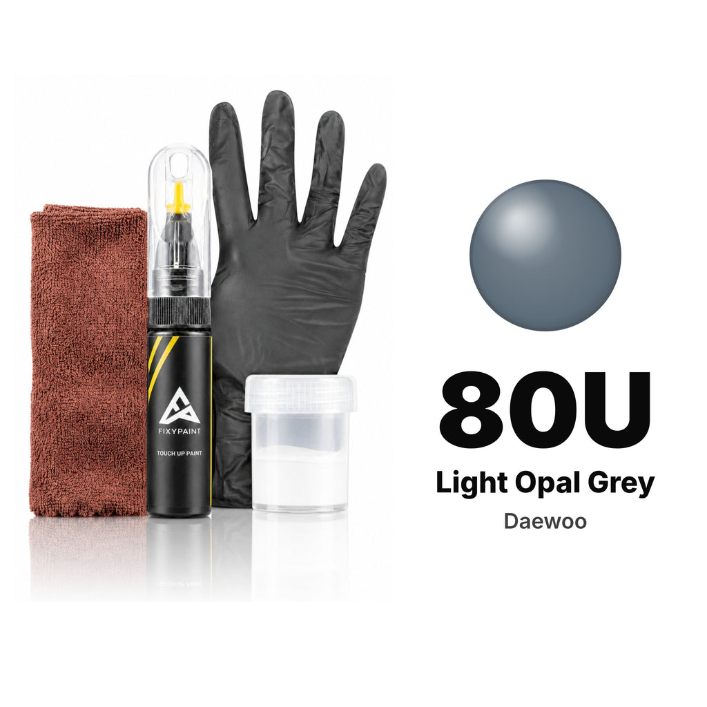 Touch-up paint for Daewoo 80U Light Opal Grey, Complete kit