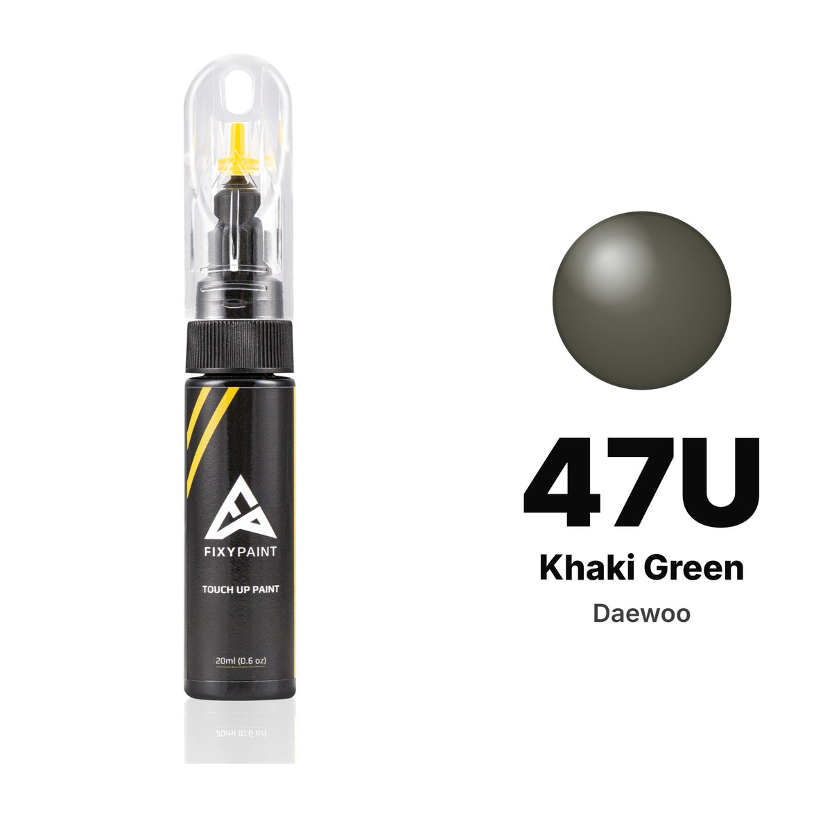 Touch-up paint for Daewoo 47U Khaki Green, Basic kit