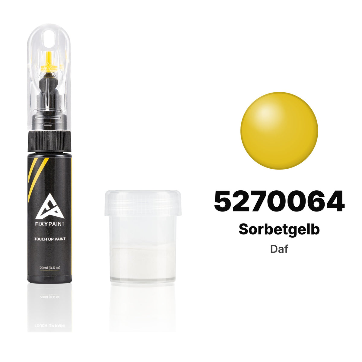 Touch-up paint for Daf 5270064 Sorbetgelb, Standard kit