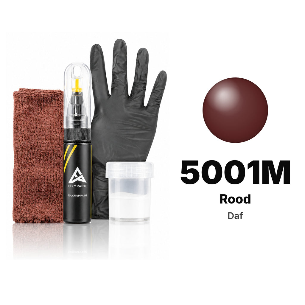 Touch-up paint for Daf 5001M Rood, Complete kit