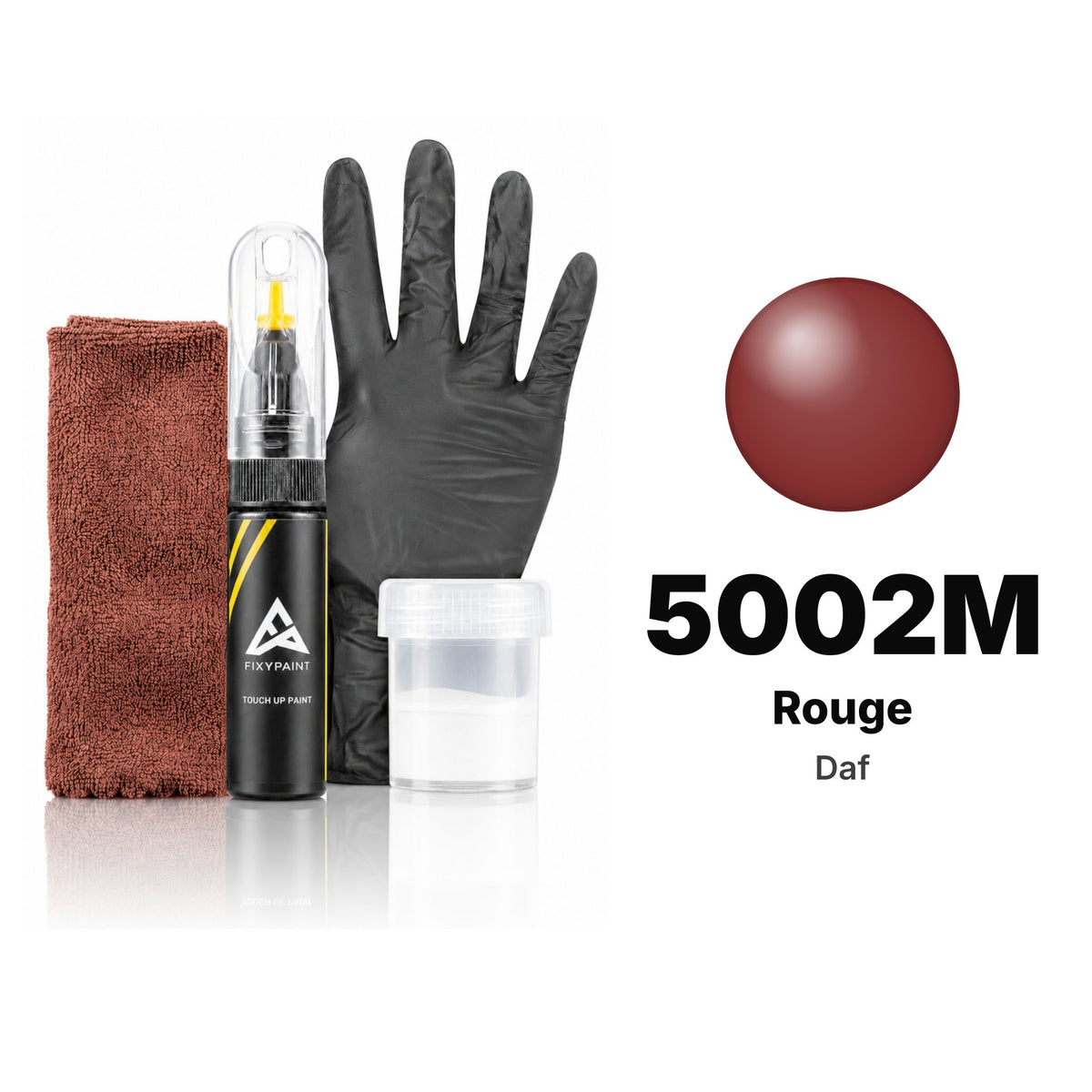 Touch-up paint for Daf 5002M Rouge, Complete kit