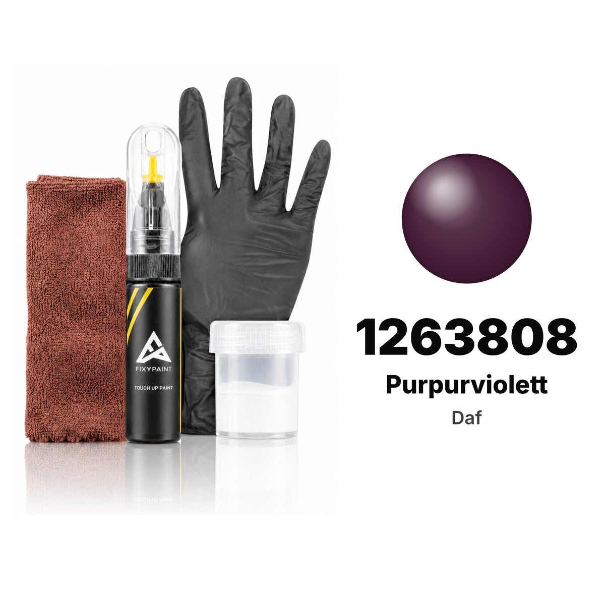 Touch-up paint for Daf 1263808 Purpurviolett, Complete kit