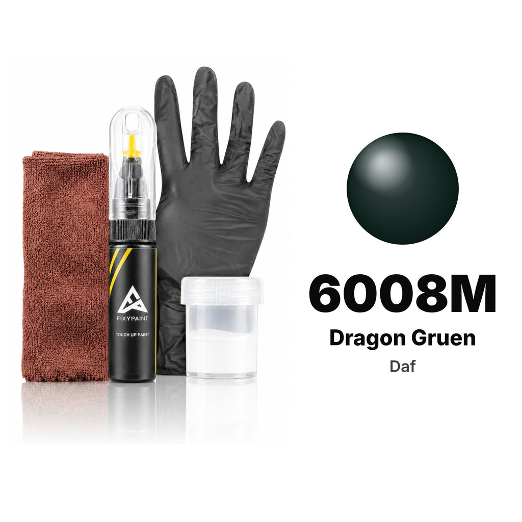 Touch-up paint for Daf 6008M Dragon Gruen, Complete kit