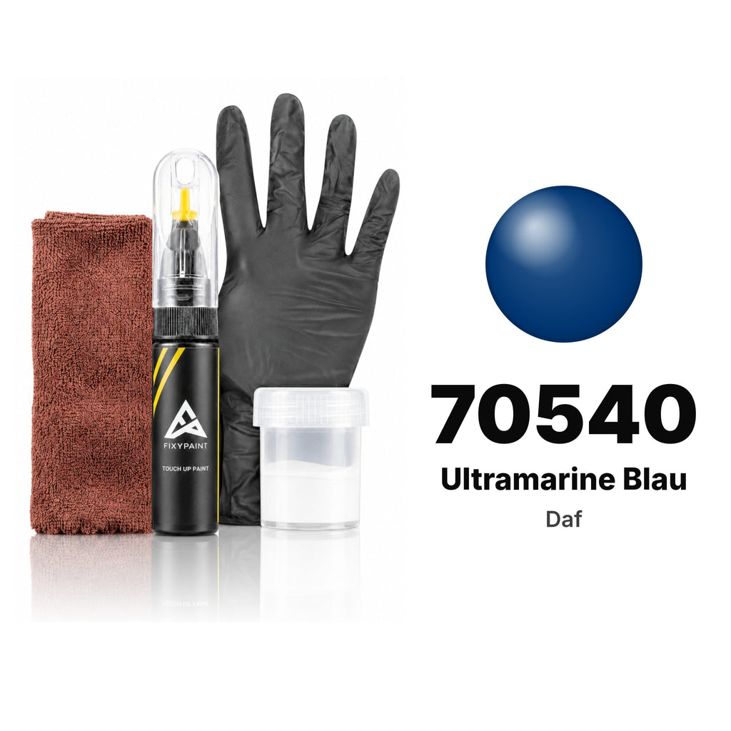 Touch-up paint for Daf 70540 Ultramarine Blau, Complete kit