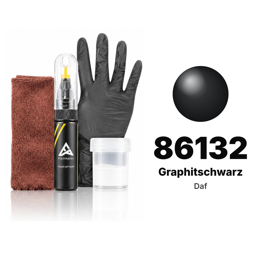 Touch-up paint for Daf 86132 Graphitschwarz, Complete kit