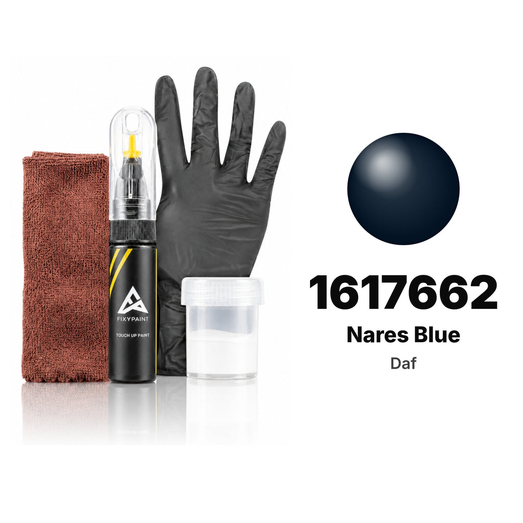 Touch-up paint for Daf 1617662 Nares Blue, Complete kit