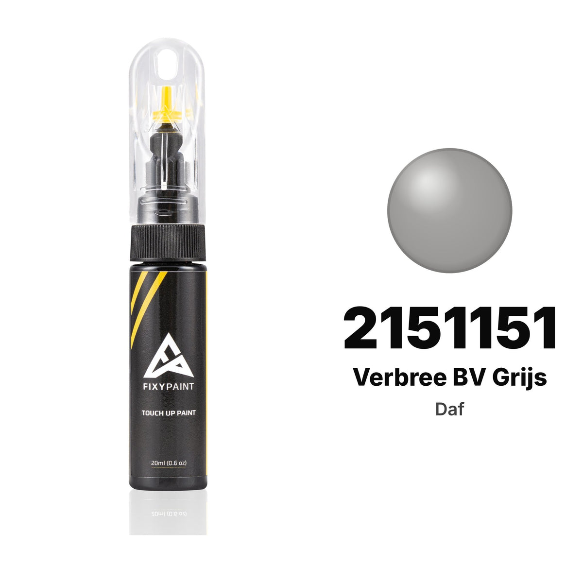 Touch-up paint for Daf 2151151 Verbree BV Grijs, Basic kit