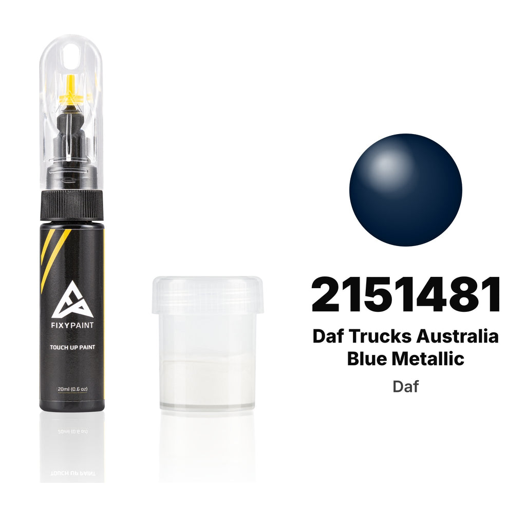 Pintura de retoque para DAF – 2151481 DAF Trucks Australia Blue Metallic (todos los modelos, desde 2017), kit Estándar