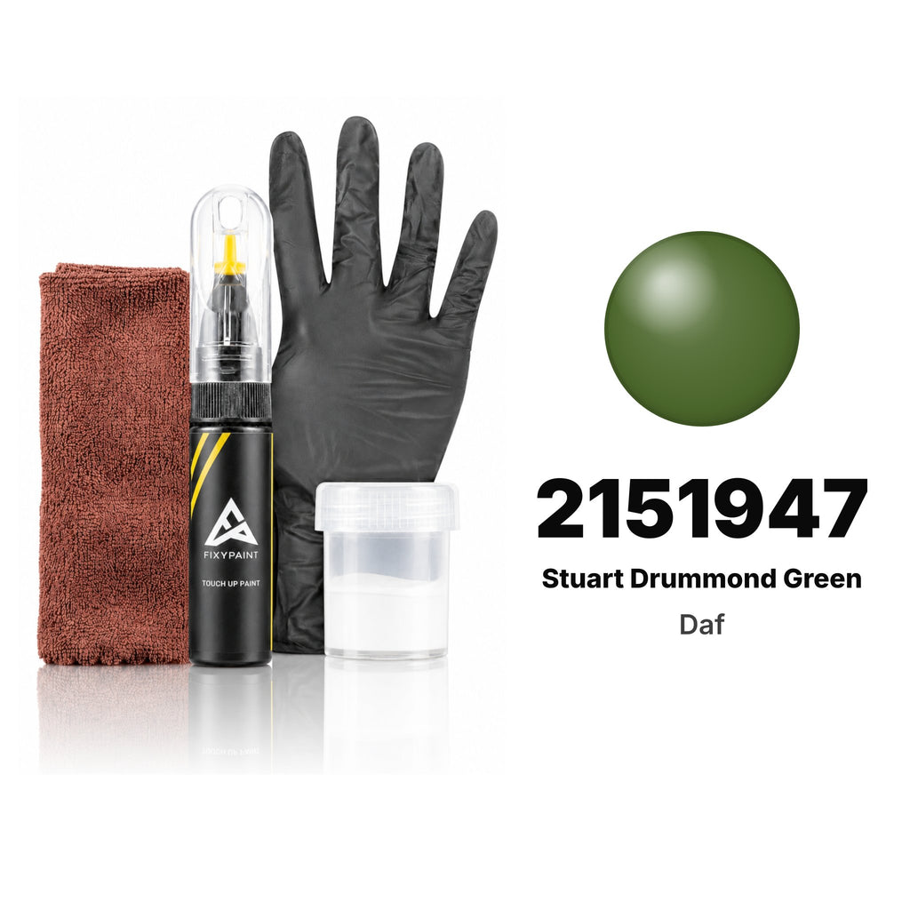 Touch-up paint for Daf 2151947 Stuart Drummond Green, Complete kit