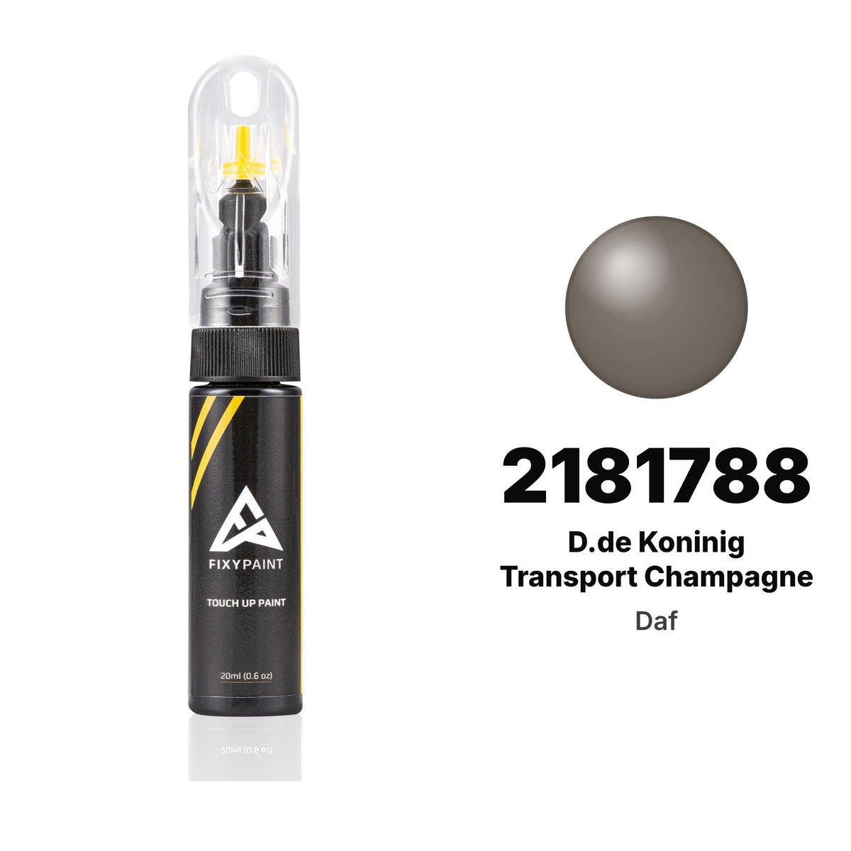 Lackstift für DAF – 2181788 D.de Koninig Transport Champagne (alle Modelle, ab 2018), Set Basis