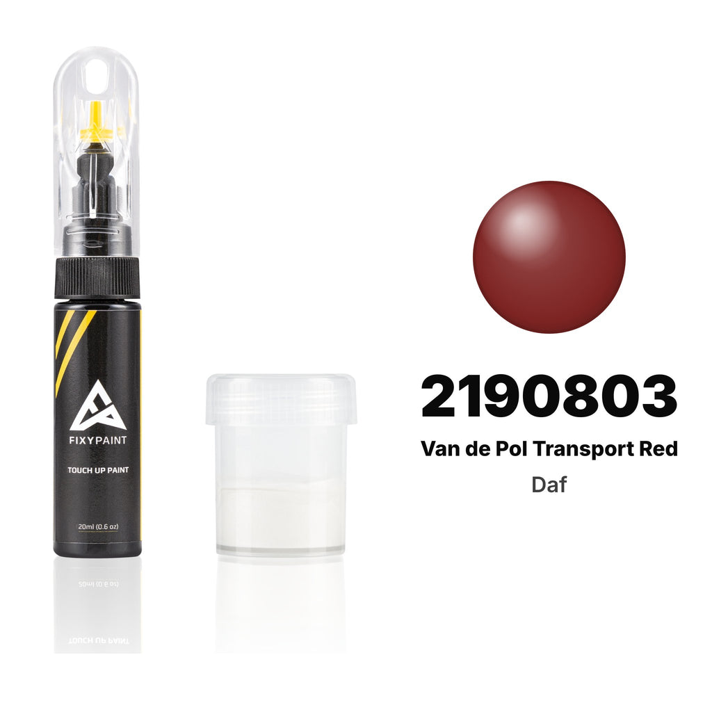 Touch-up paint for Daf 2190803 Van de Pol Transport Red, Standard kit