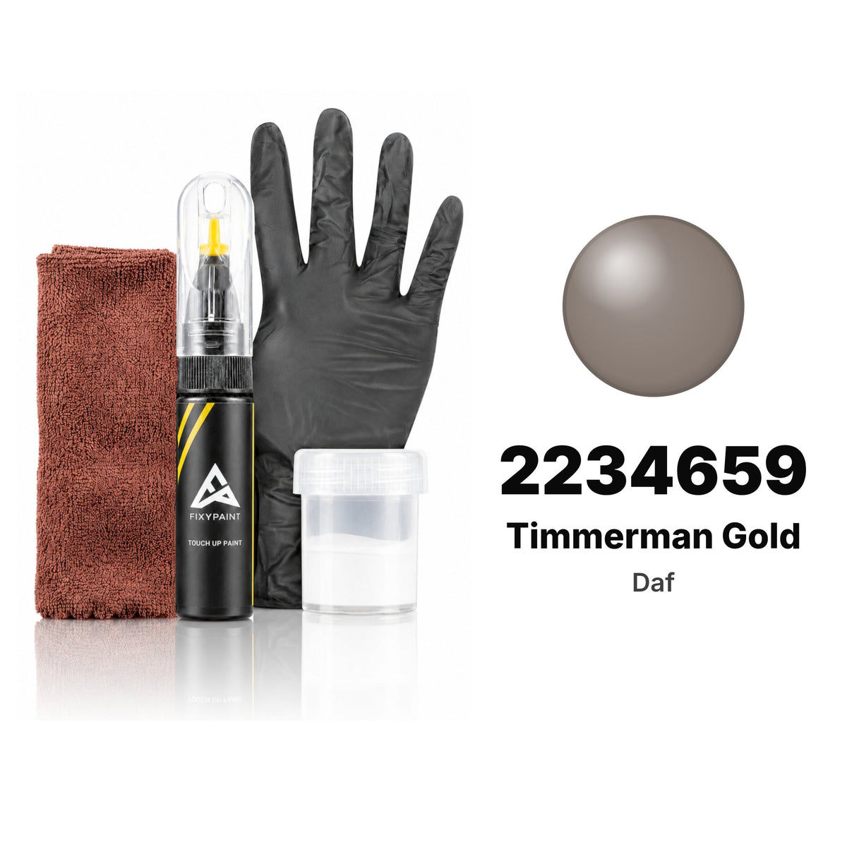 Touch-up paint for Daf 2234659 Timmerman Gold, Complete kit