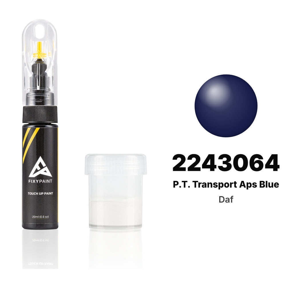 Touch-up paint for Daf 2243064 P.T. Transport Aps Blue, Standard kit