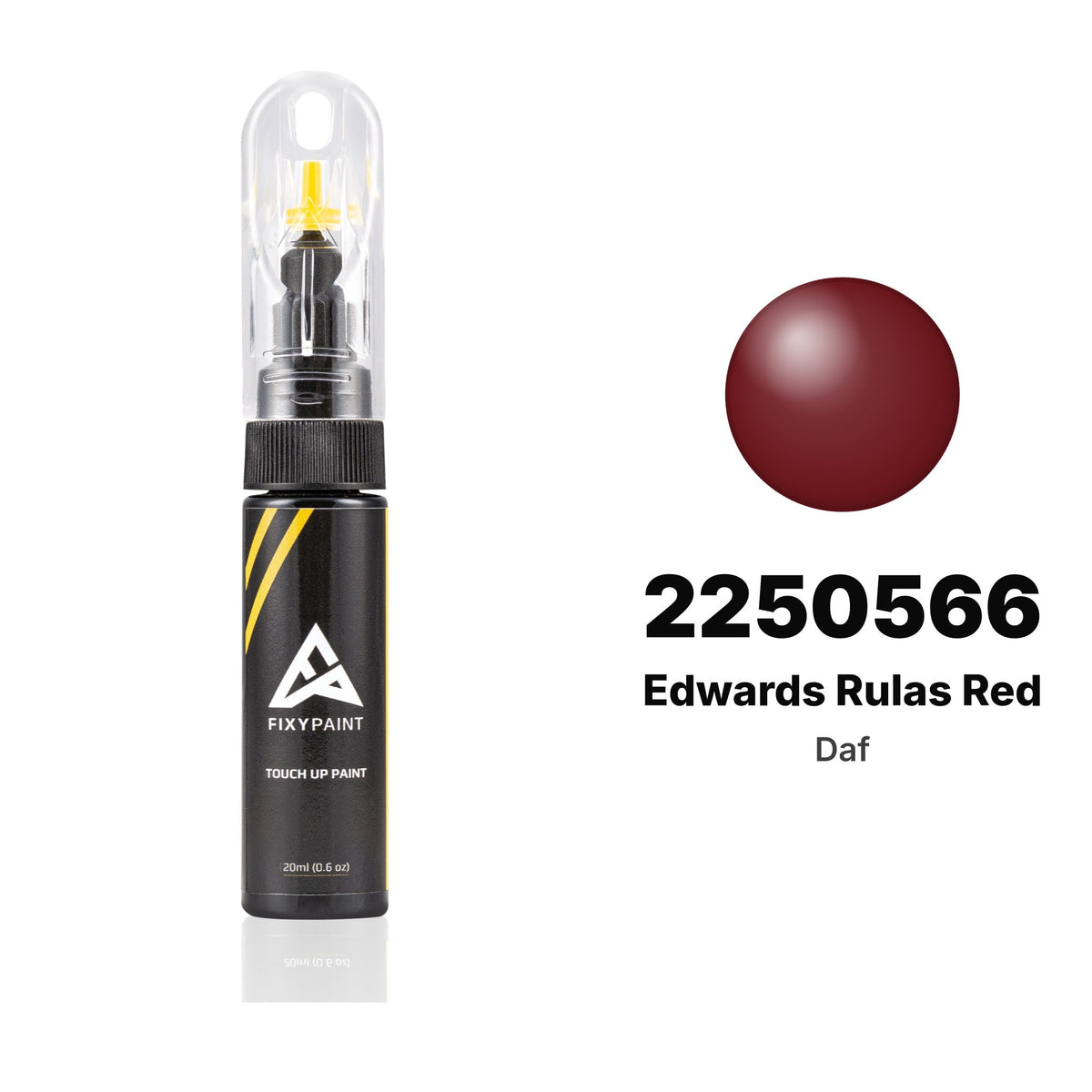 Touch-up paint for Daf 2250566 Edwards Rulas Red, Basic kit