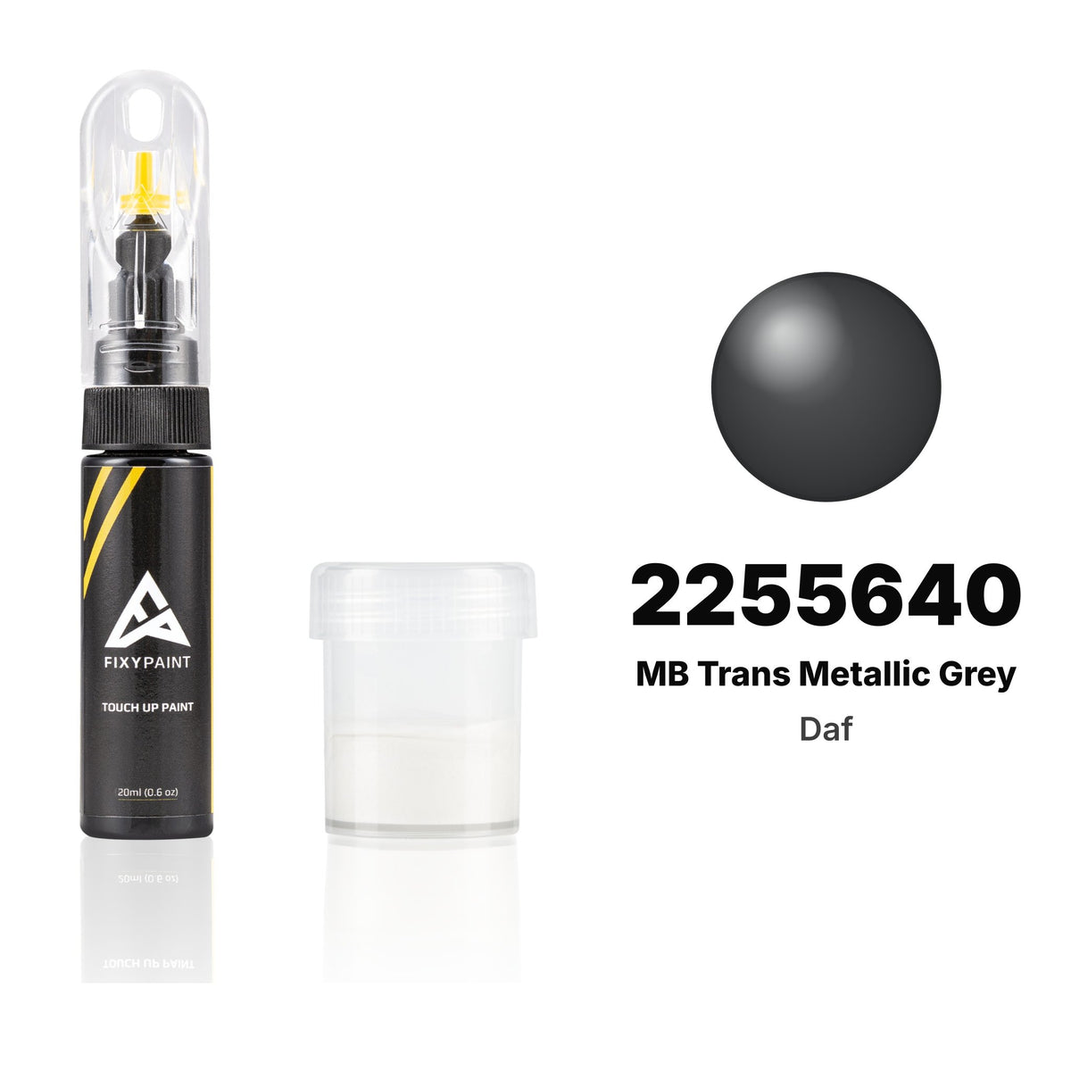Touch-up paint for Daf 2255640 MB Trans Metallic Grey, Standard kit