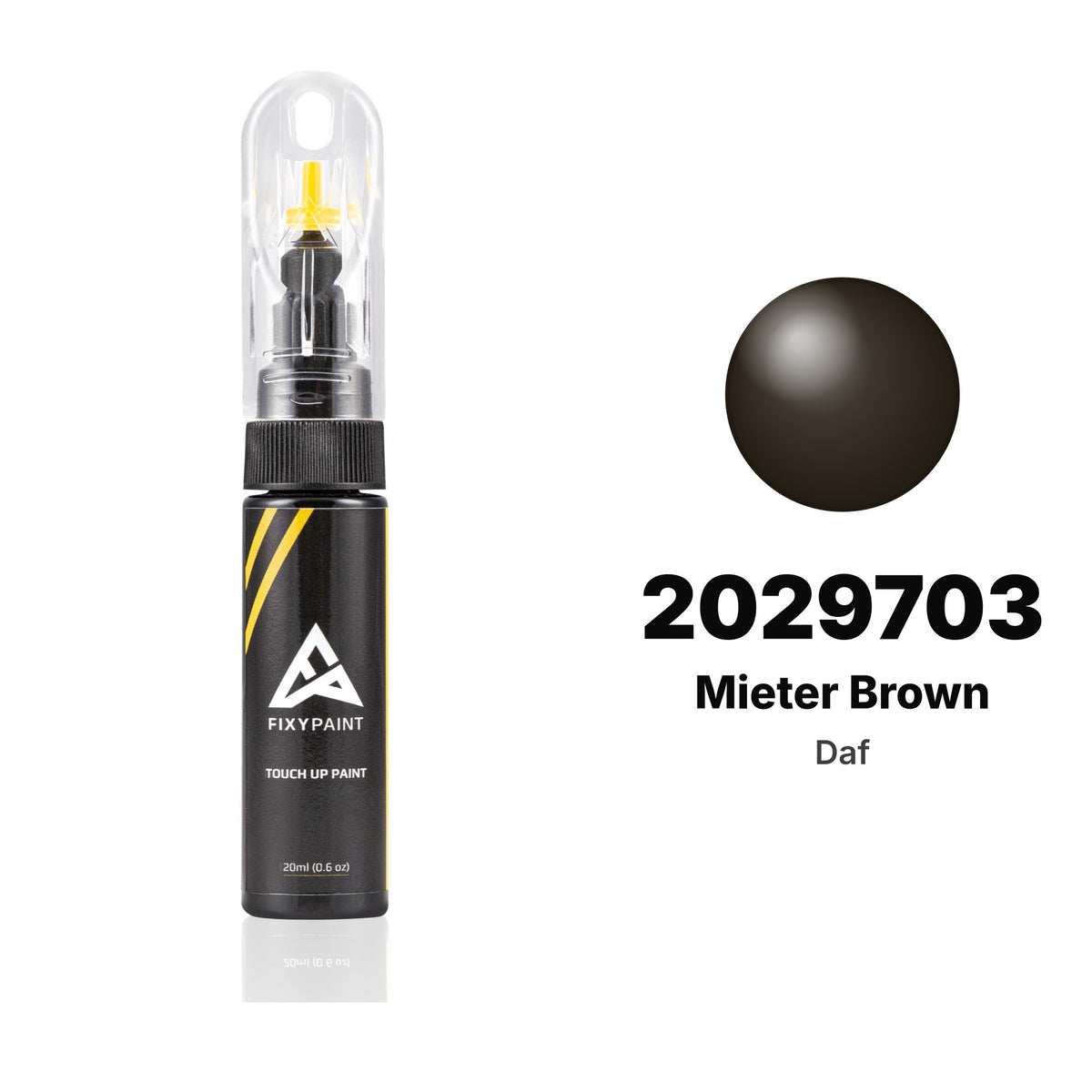Touch-up paint for Daf 2029703 Mieter Brown, Basic kit