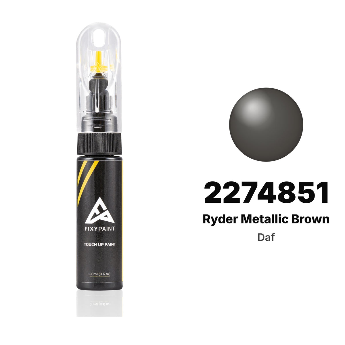 Touch-up paint for Daf 2274851 Ryder Metallic Brown, Basic kit