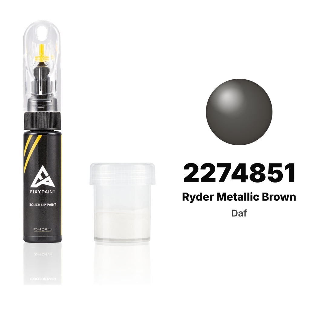 Touch-up paint for Daf 2274851 Ryder Metallic Brown, Standard kit