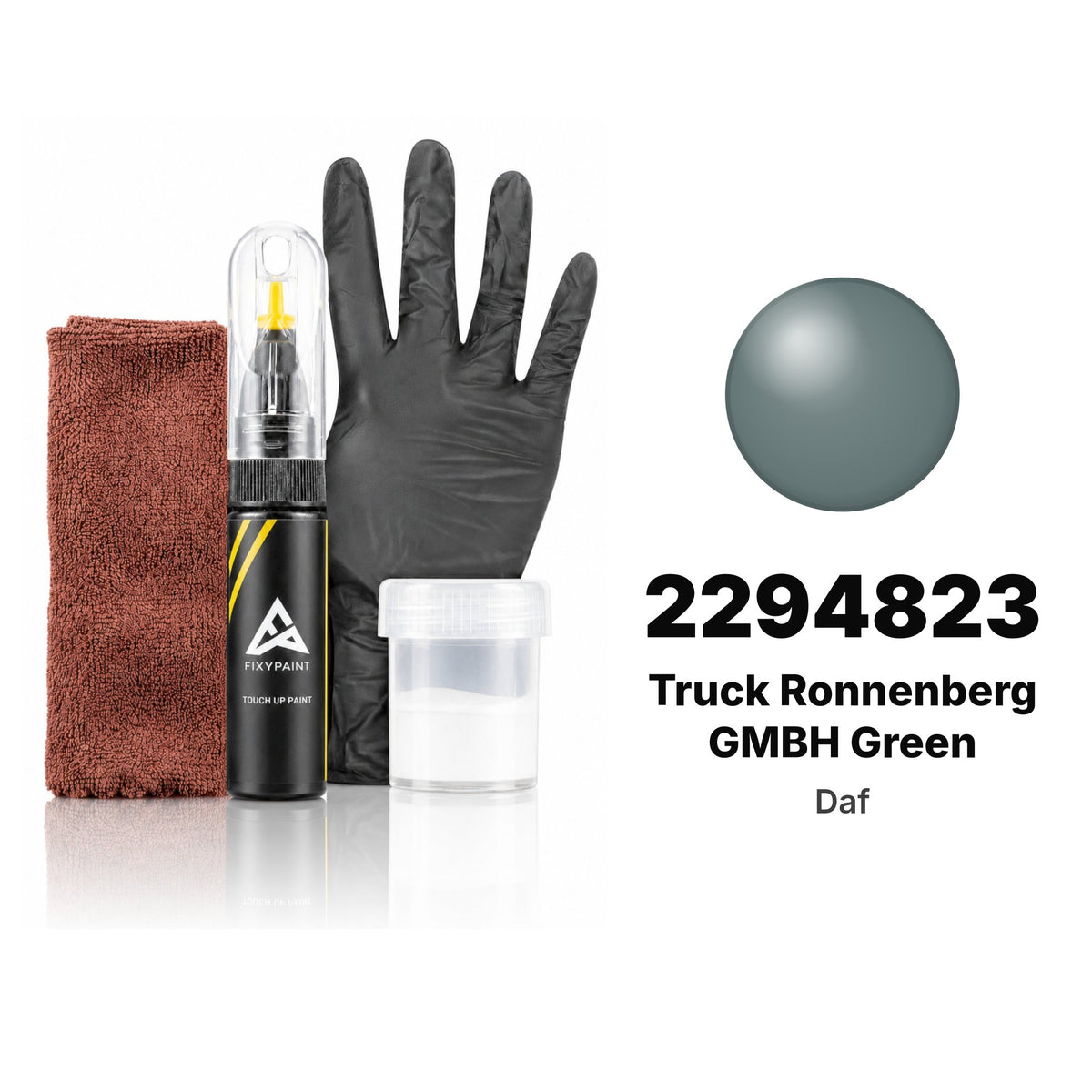Touch-up paint for Daf 2294823 Truck Ronnenberg GMBH Green, Complete kit