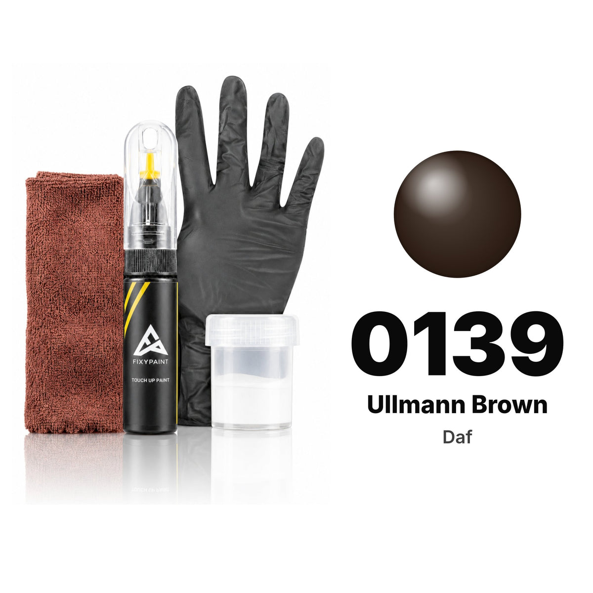 Touch-up paint for Daf 0139 Ullmann Brown, Complete kit
