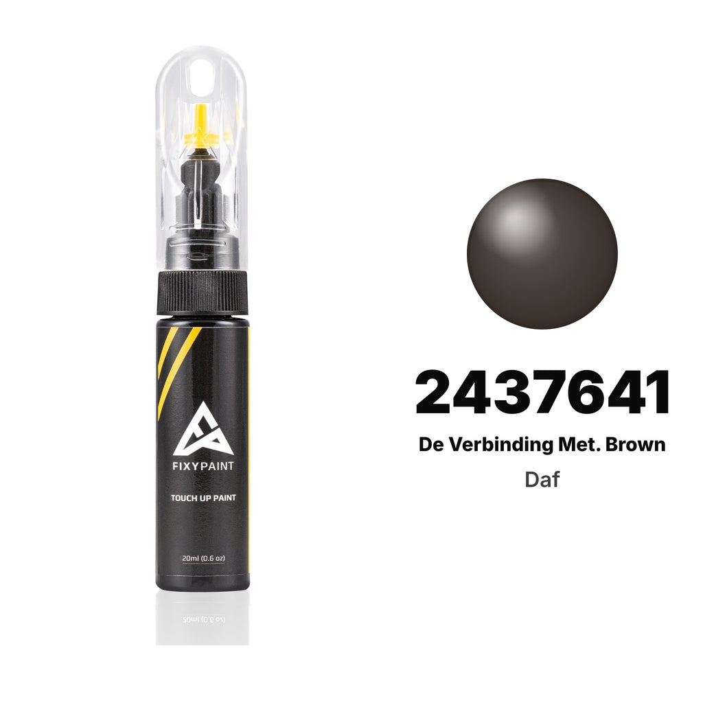Touch-up paint for Daf 2437641 De Verbinding Met. Brown, Basic kit