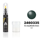 Touch-up paint for Daf 2460335 De Jong Metallic Green, Standard kit