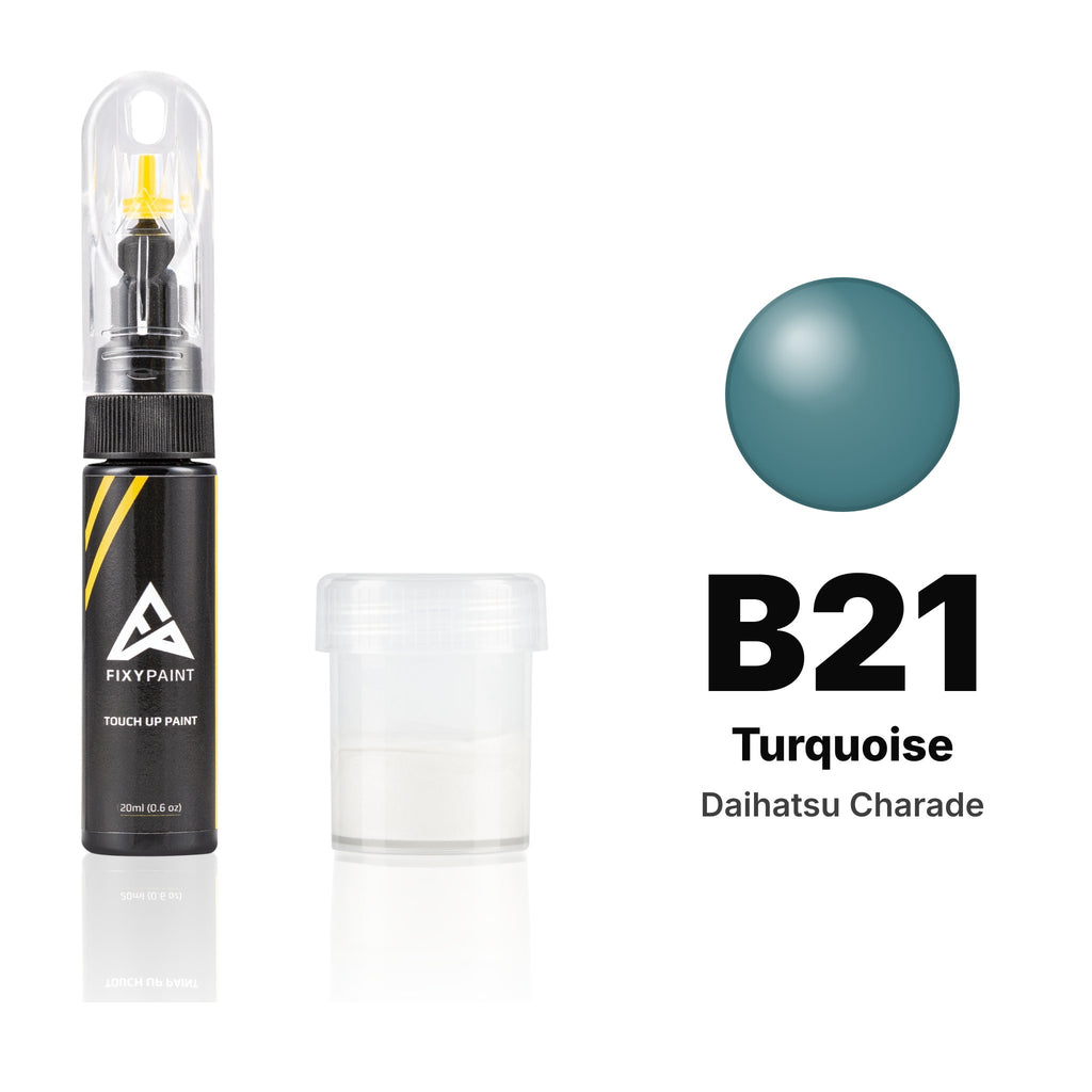 Touch-up paint for Daihatsu Charade B21 Turquoise, Standard kit