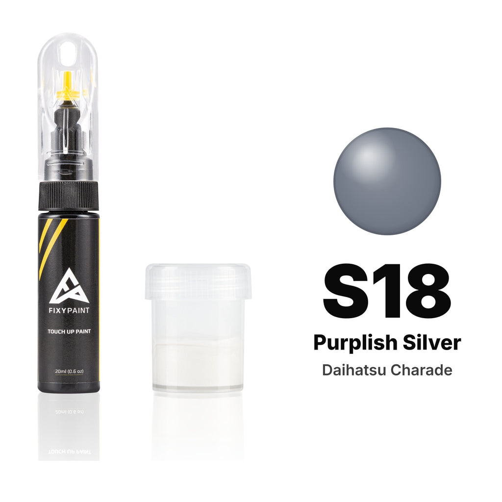 Touch-up paint for Daihatsu Charade S18 Purplish Silver, Standard kit