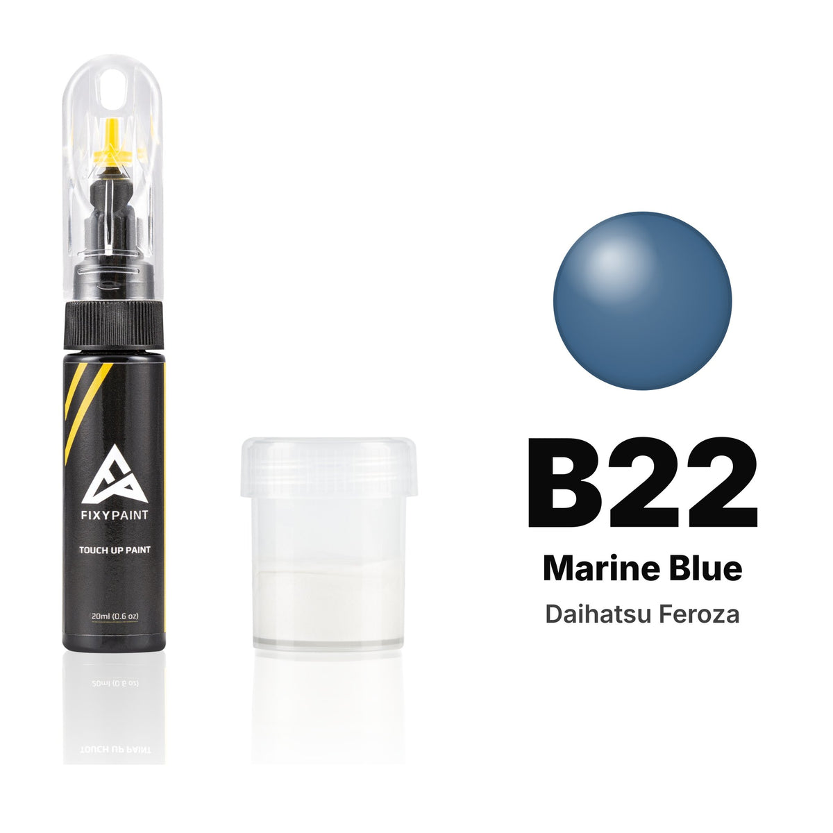 Lackstift für Daihatsu Feroza – B22 Marine Blue (1998–1999), Set Standard