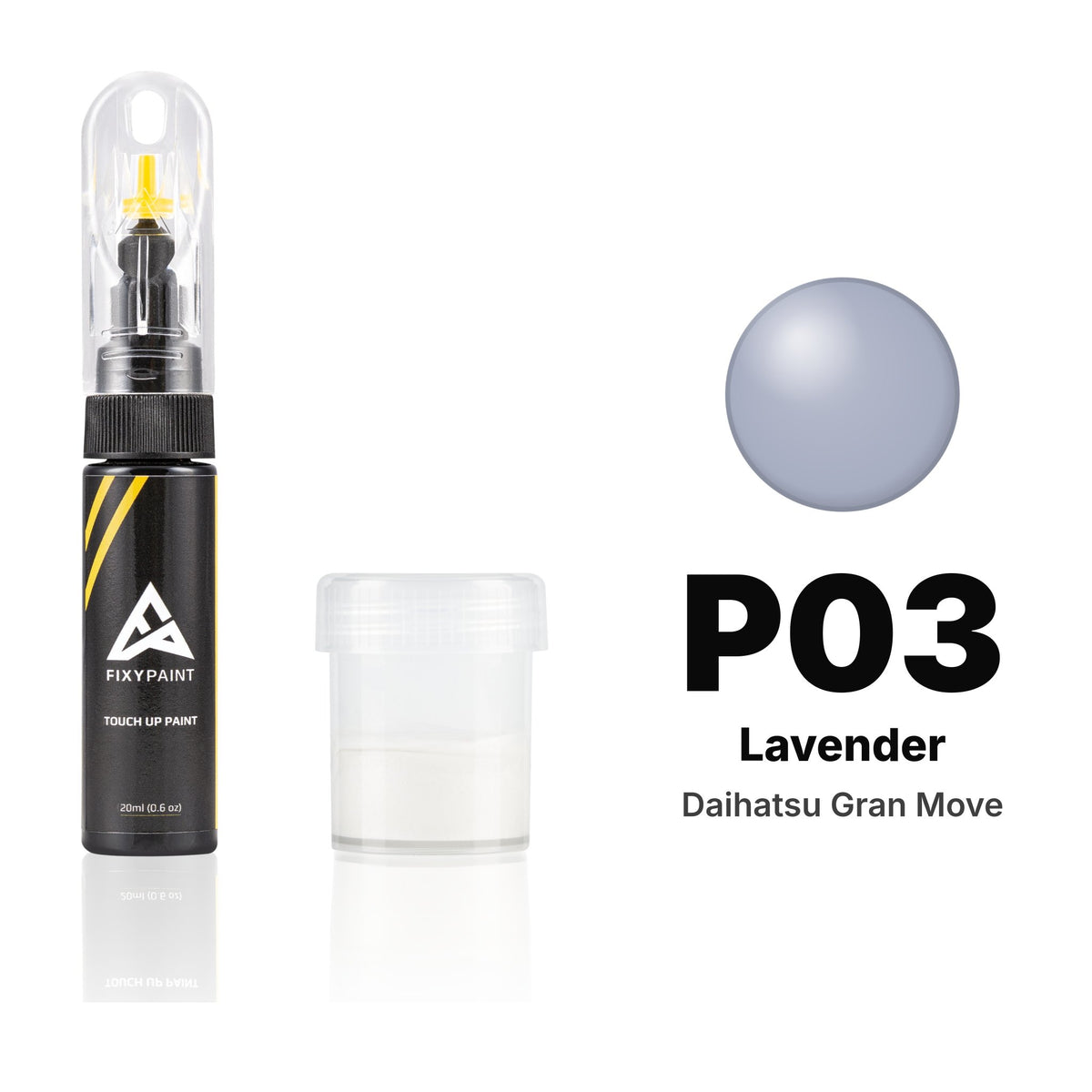 Touch-up paint for Daihatsu Gran Move P03 Lavender, Standard kit