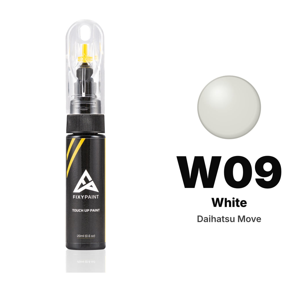 Touch-up paint for Daihatsu Move W09 White, Basic kit