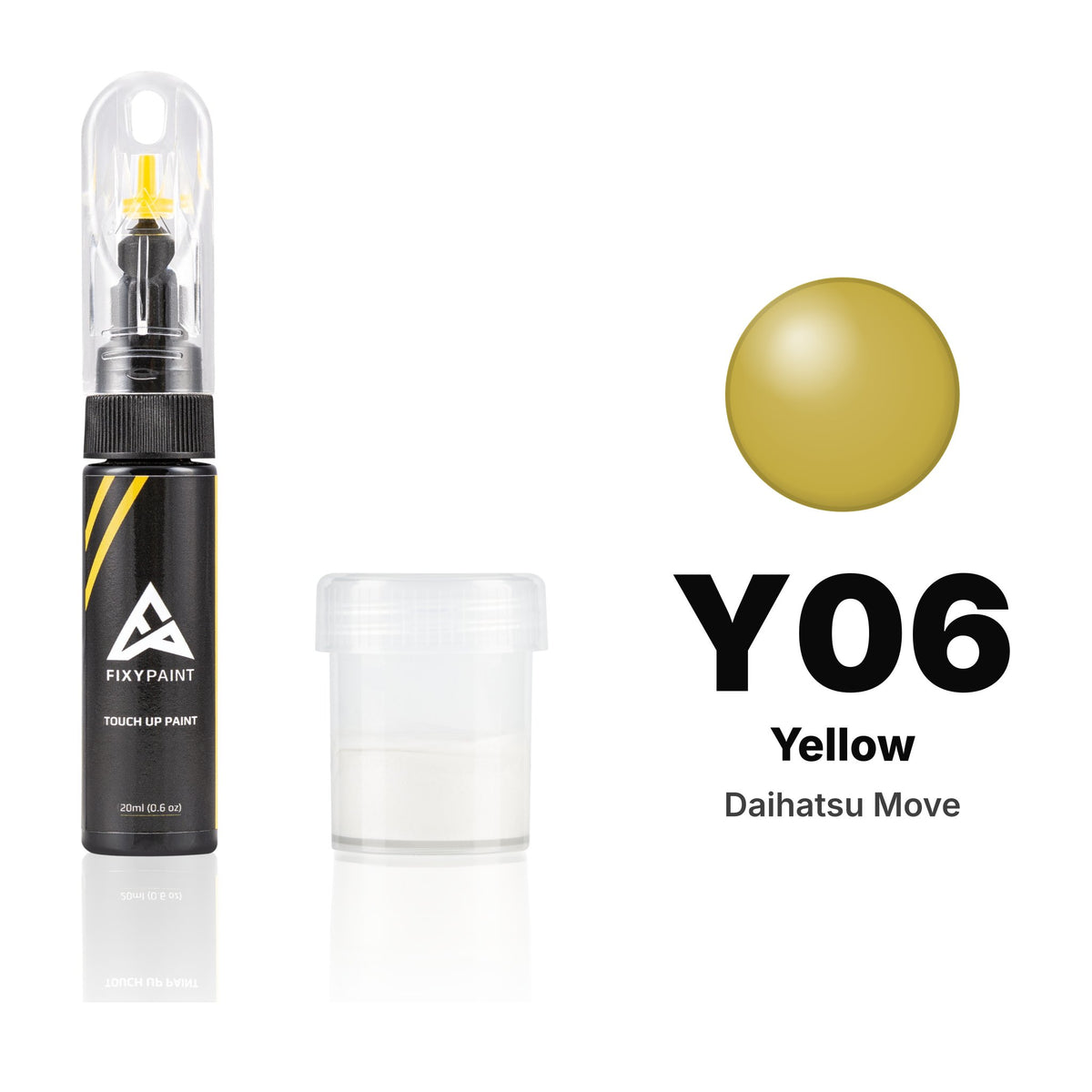 Touch-up paint for Daihatsu Move Y06 Yellow, Standard kit