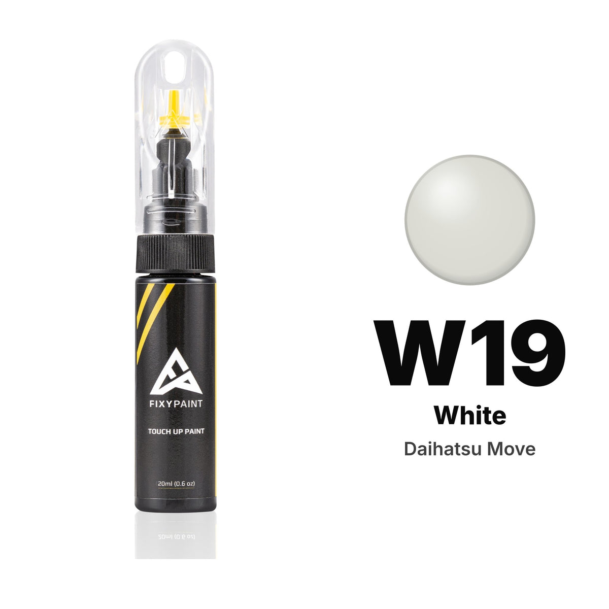 Touch-up paint for Daihatsu Move W19 White, Basic kit