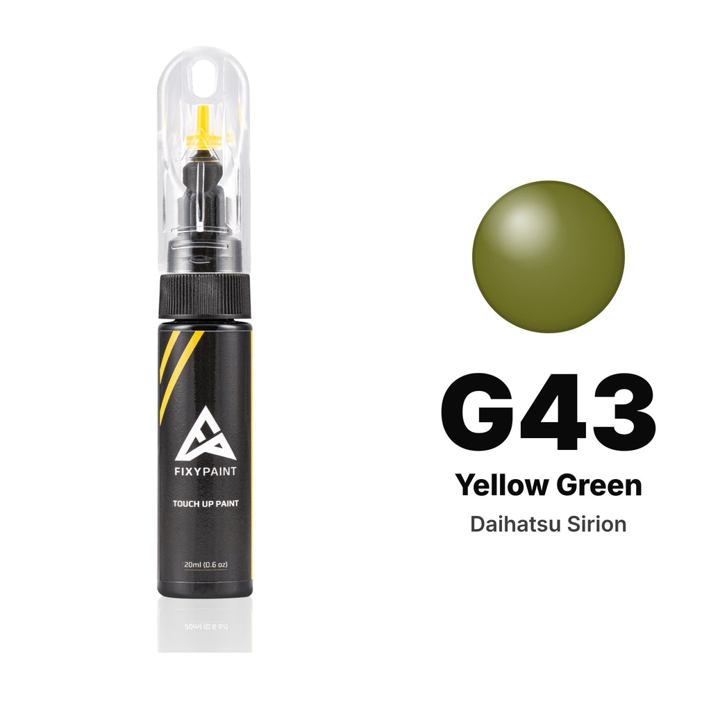 Touch-up paint for Daihatsu Sirion G43 Yellow Green, Basic kit