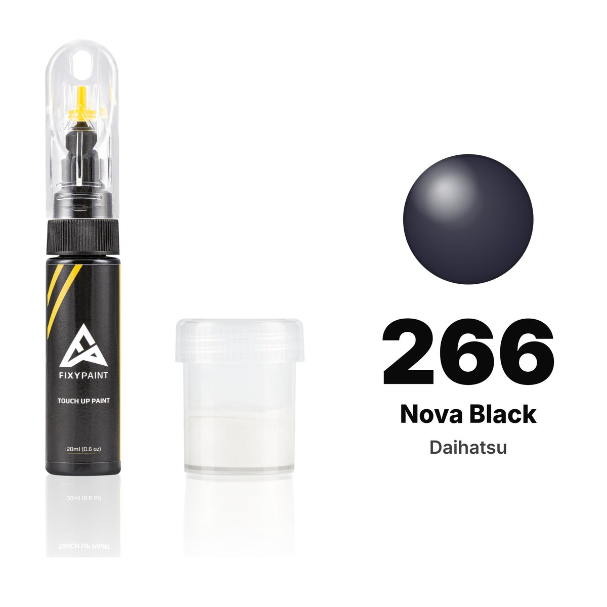 Touch-up paint for Daihatsu 266 Nova Black, Standard kit